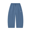 WAFFLE BARREL-LEG PANT