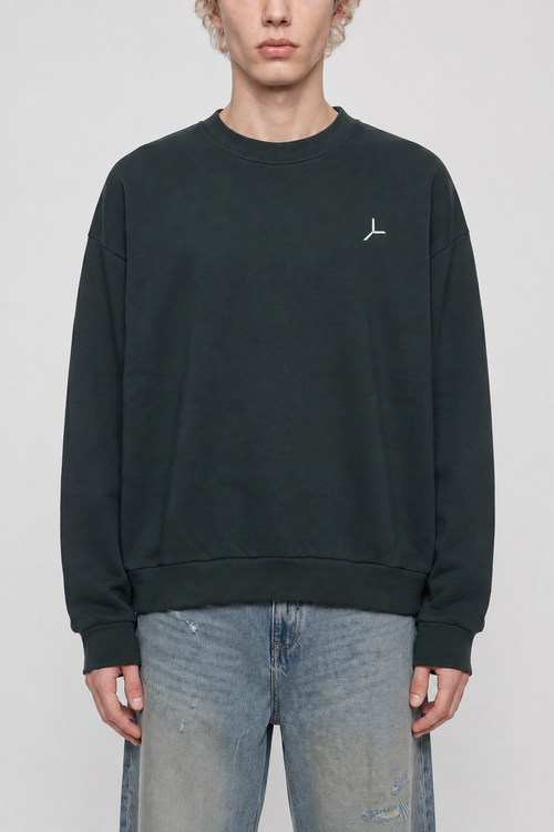 BOXY FLEECE CREWNECK