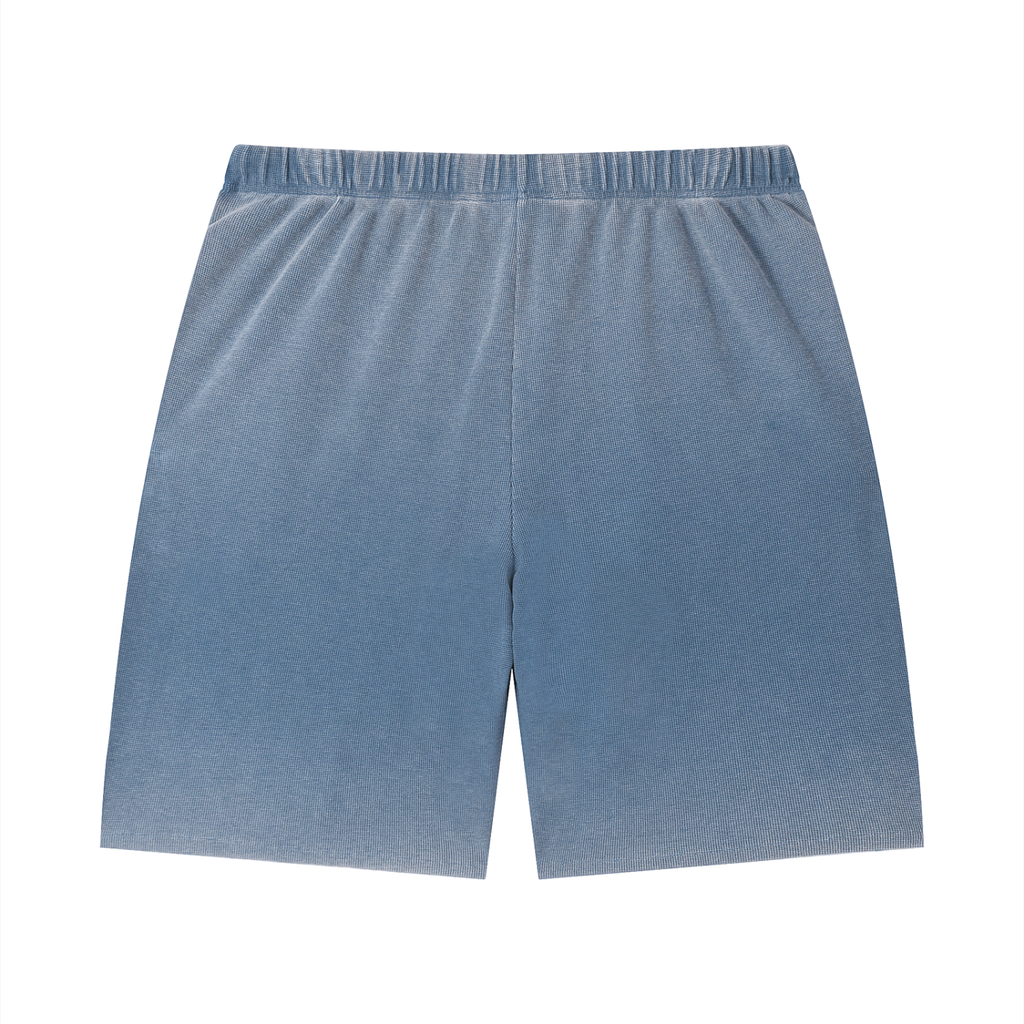 SUN FADE WAFFLE RAW-HEM SHORT