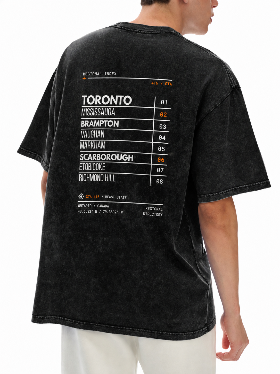 GTA 416 Regional Index Tee