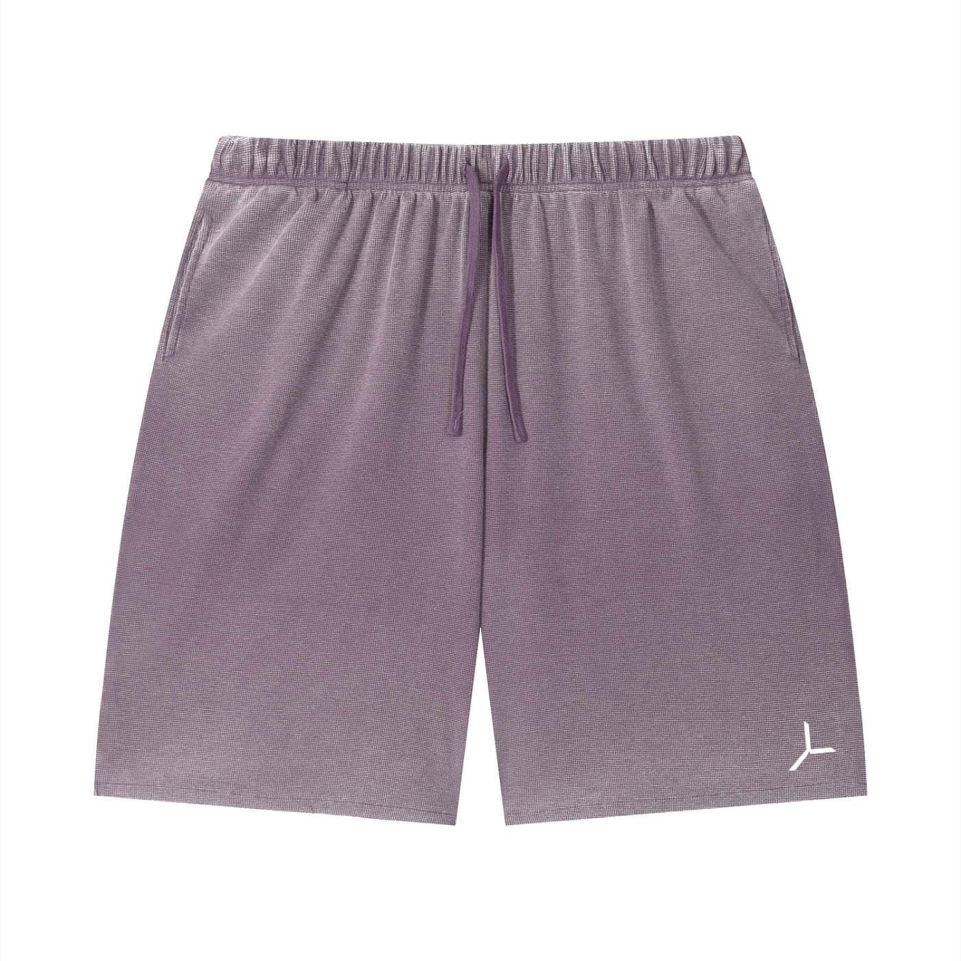 SUN FADE WAFFLE RAW-HEM SHORT