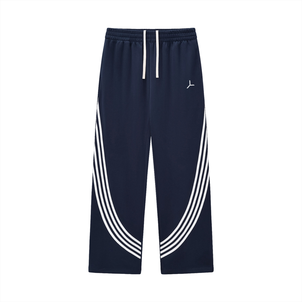 CURVED STRIPE SWEATPANT
