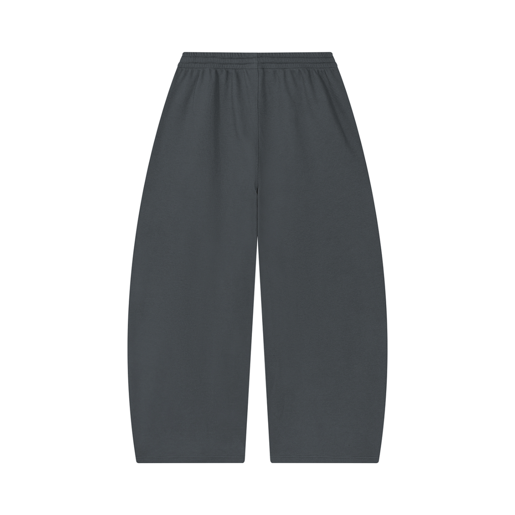 WAFFLE BARREL-LEG PANT