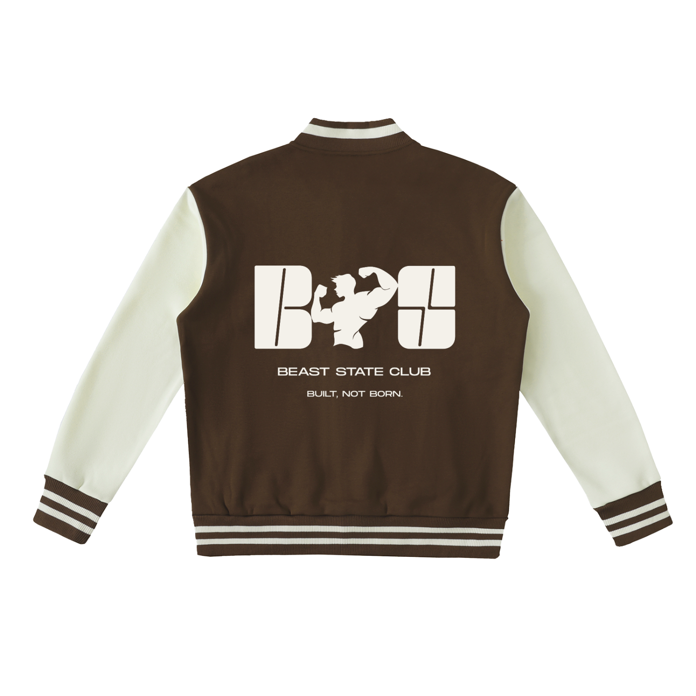 TWO-TONE VARSITY JACKET