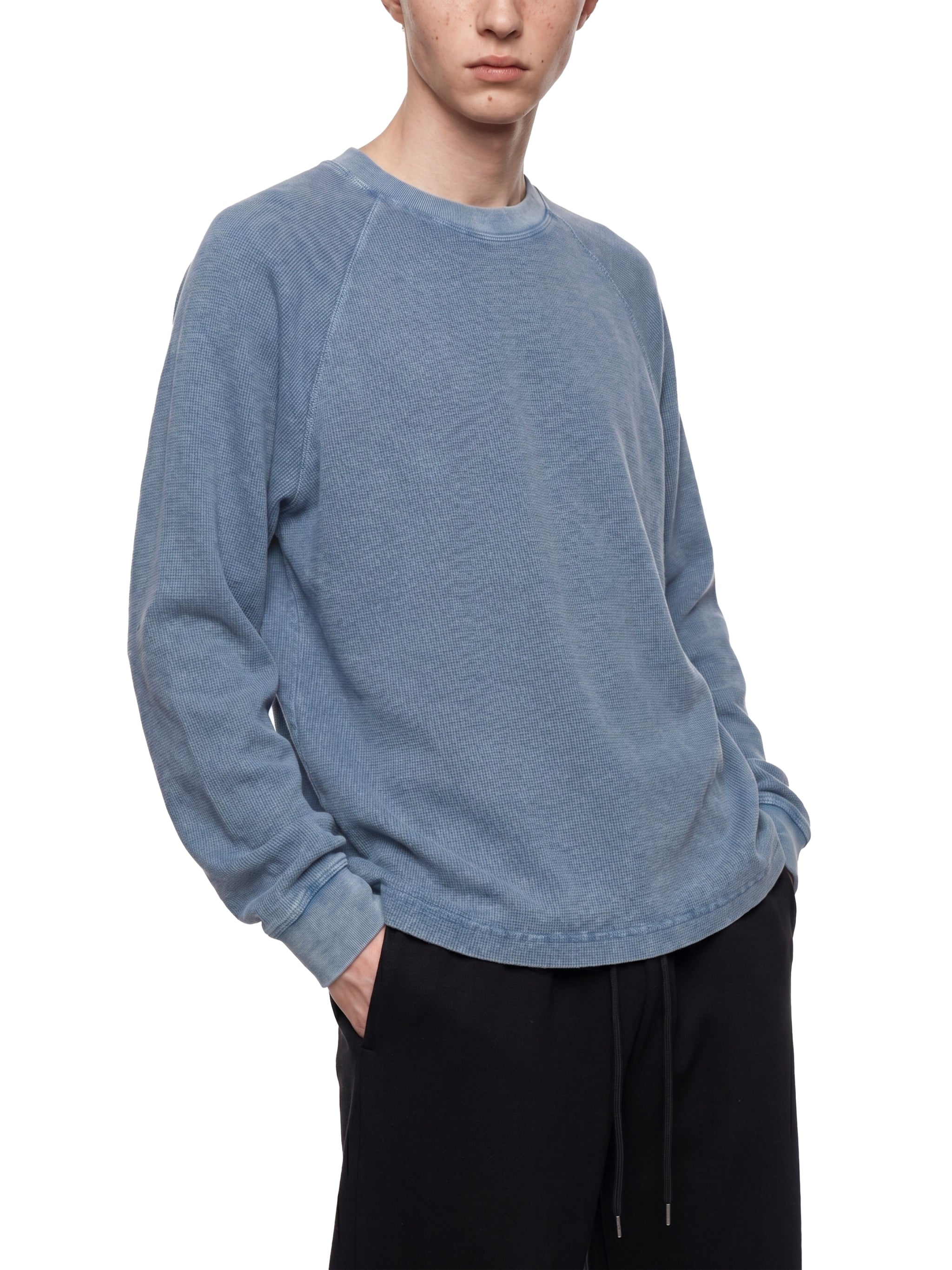 VINTAGE WASH WAFFLE TEE