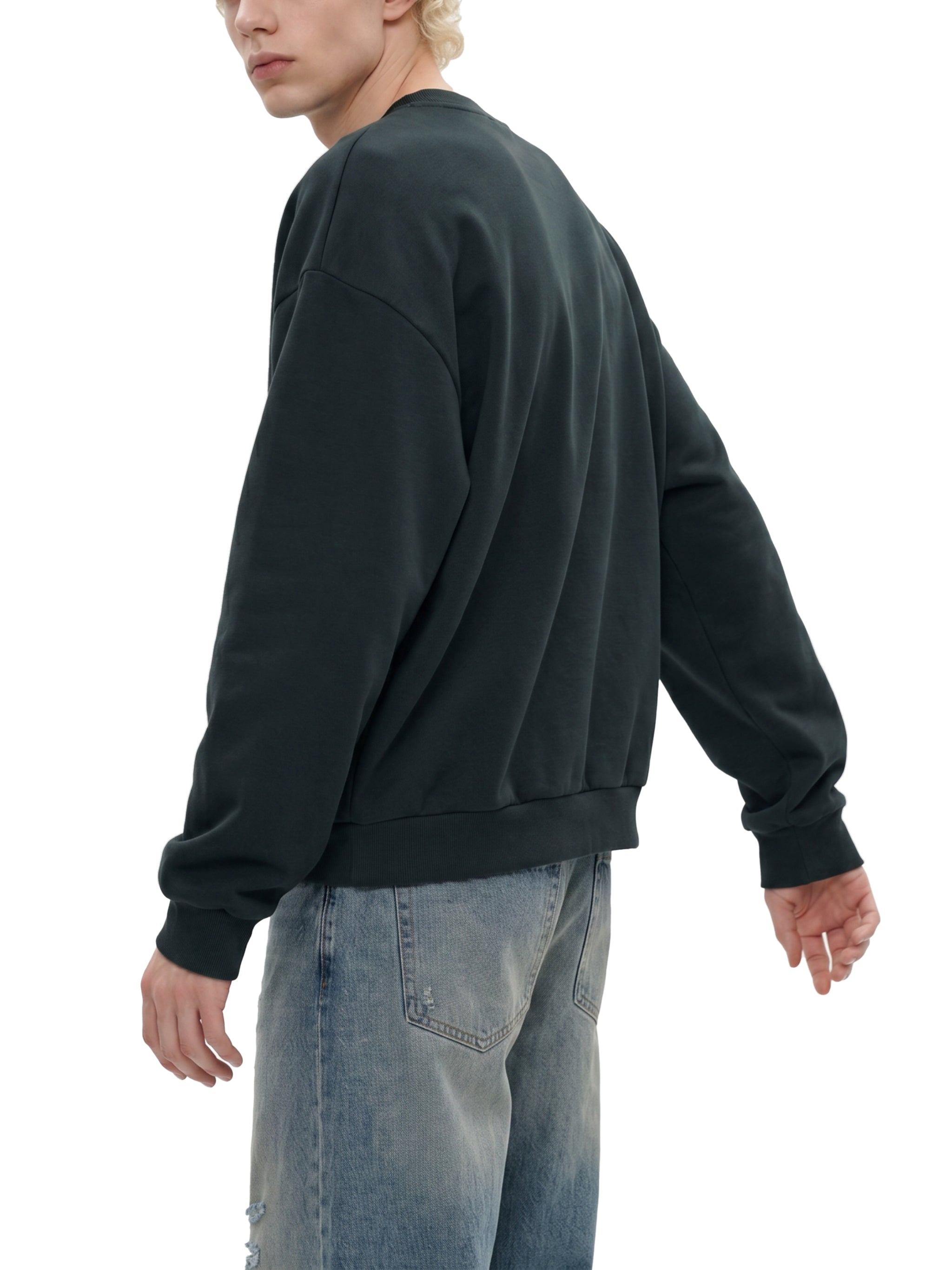 BOXY FLEECE CREWNECK
