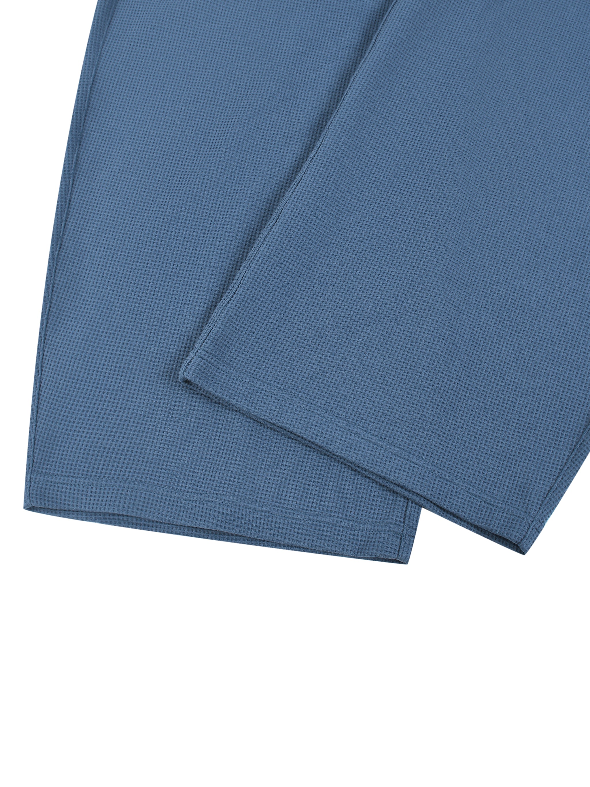 WAFFLE BARREL-LEG PANT